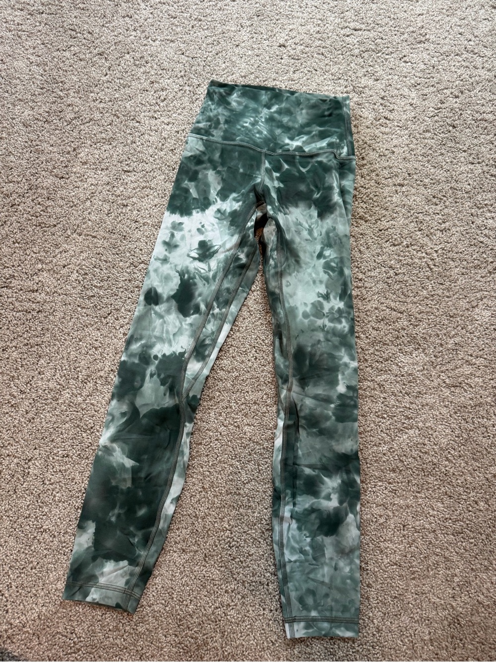 lululemon athletica Green Tie-Dye align High-Rise Leggings